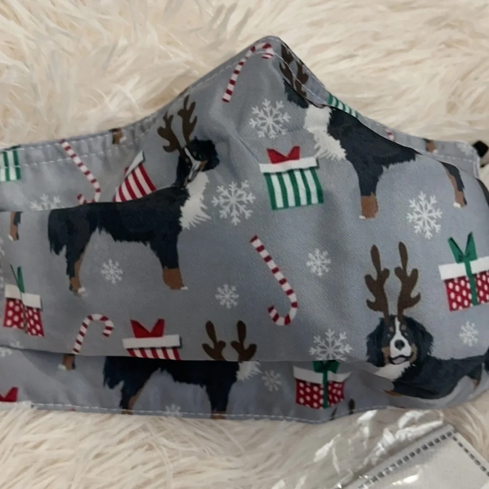 New Christmas dog face mask